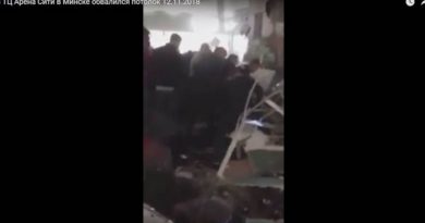 Опубликовано видео с места обрушения потолка в «Арена Сити»