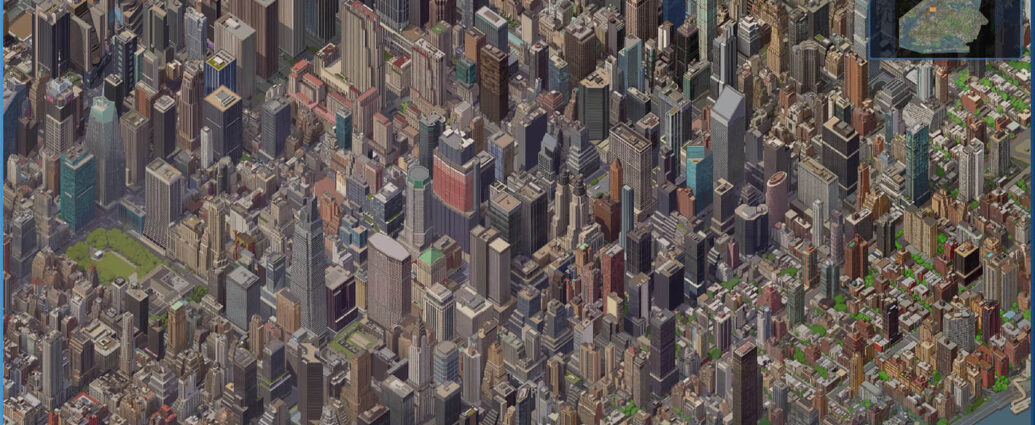 Разработчик Google создал интерактивную карту Нью-Йорка в стиле SimCity