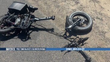 В Речицком районе в ДТП травмирован велосипедист