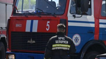 Пожар произошел в торговом центре в Речице